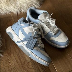 Off-White Out Of Office Sneaker White/Baby Light Blue Size 44 FAST SHIP